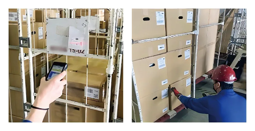 店舗配送トラッキング検品システム